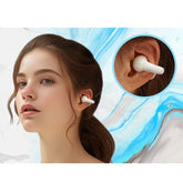TopG Vox Q4 Ear Clip Kulak Içi Bluetooth Küpe Kulaklık Siyah